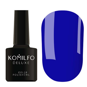 Гель-лак Komilfo Kaleidoscopic Collection K015 (синій, неоновий), 8 мл, Об`єм: 8 мл
, Колір: 015