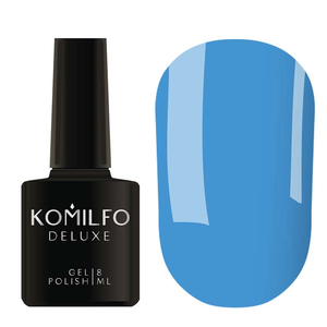 Гель-лак Komilfo Kaleidoscopic Collection K016 (голубой, неоновый), 8 мл, Объем: 8 мл
, Цвет: 016