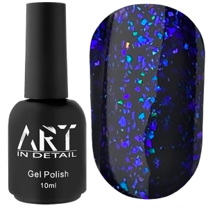 ART No Wipe Chameleon Top 001 - топ без липкого слоя с хлопьями единорог, 10 мл, Цвет: 001