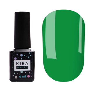 Гель-лак Kira Nails №179 (листяний зелений, емаль), 6 мл