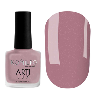 Лак для нігтів Komilfo ArtiLux 015 (сливовий з шіммери), 8 мл, Об`єм: 8 мл
, Колір: 015