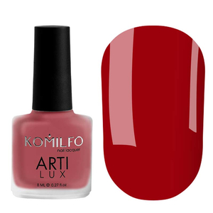 Лак для ногтей Komilfo ArtiLux 022 (темно-красный, эмаль), 8 мл, Объем: 8 мл
, Цвет: 022