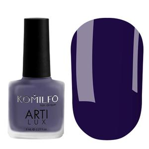 Лак для ногтей Komilfo ArtiLux 026 (темно-синий, эмаль), 8 мл, Объем: 8 мл
, Цвет: 026
