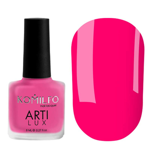 Лак для нігтів Komilfo ArtiLux 030 (рожева фуксія, неоновий), 8 мл, Об`єм: 8 мл
, Колір: 030