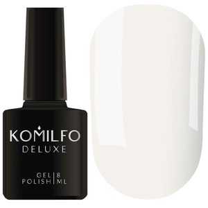 Komilfo No Wipe Milky White Top - топ без липкого шару, молочно-білий, 8 мл, Все варианты для вариаций: Milky White
