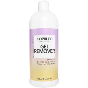 Komilfo Gel Remover - средство для снятия soak off гелей и гель-лаков, 1000 мл, Объем: 1000 мл