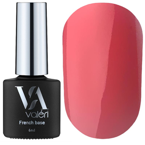 Valeri French base №012 (рожевий, емаль), 6 мл, Об`єм: 6 мл, Все варианты для вариаций: 012
