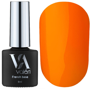 Valeri French base neon №037 (неоновый апельсин), 6 мл, Объем: 6 мл, Цвет: 037