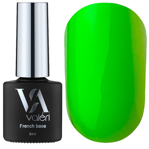 Valeri French base neon №042 (салатовый, неон), 6 мл, Объем: 6 мл, Цвет: 042