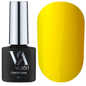 Valeri French base neon №043 (ярко-желтый, неон), 6 мл, Объем: 6 мл, Цвет: 043