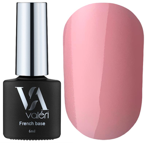 Valeri French base №009 (светло-розовый, эмаль), 6 мл, Объем: 6 мл, Цвет: 009
