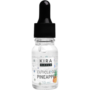 Kira Nails Cuticle Oil Pineapple - масло для кутикули з піпеткою, ананас, 10 мл, Об`єм: 10 мл, Аромат: Ананас