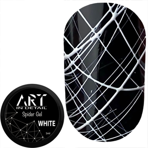 Гель-павутинка ART Spider Gel White, біла, 5 мл, Колір: White
