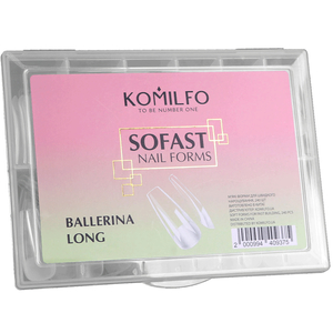 Komilfo Sofast Nail Forms Ballerina Long,  240 шт, Размер: Ballerina Long