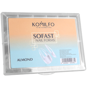 Komilfo Sofast Nail Forms Almond,  240 шт, Размер: Almond