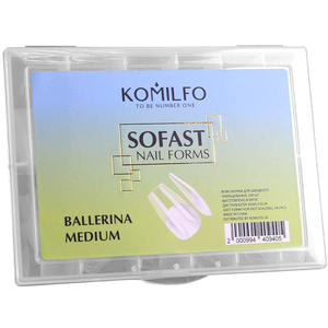 Komilfo Sofast Nail Forms Ballerina Medium, 240 шт, Розмір: Ballerina Medium