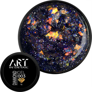 Гель із блискітками ART Diamond Gel №003, 5 мл, Колір: 003
