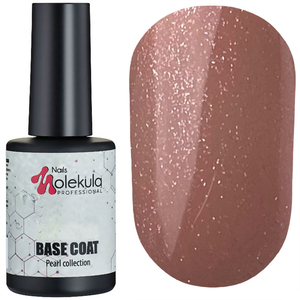 Molekula Base Beige Lotus - камуфлирующая база (бежевый, микроблеск), 12 мл, Цвет: Beige Lotus