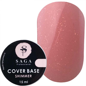 SAGA Cover Base Shimmer 01, 15 мл, Цвет: 01
