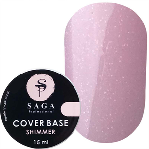 SAGA Cover Base Shimmer 07, 15 мл, Колір: 07