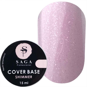 SAGA Cover Base Shimmer 010, 15 мл, Колір: 010