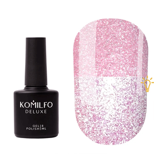Komilfo Luminous Base 001 (нежно-розовый, светоотражающий), 8 мл, Цвет: 001