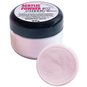 Molekula Nails Акриловая пудра №02 (розовая), 15 г, Объем: 15 г, Цвет: 02
