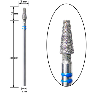 Насадка алмазная Nisima, конус усеченный, P_105mK