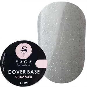 SAGA Cover Base Shimmer 09, 15 мл, Цвет: 09