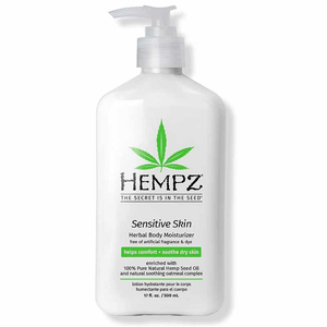 Увлажняющее молочко для чувствительной кожи тела Hempz Herbal Moisturizer Lotion For Sensitive Skin 500 мл, Объем: 500 мл