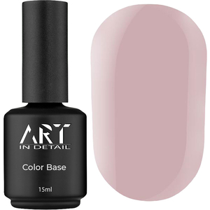 База кольорова ART Color Base №005, Light Pink, 15 мл, Об`єм: 15 мл, Колір: 5