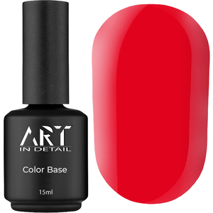 База кольорова ART Color Base №010, Pink Red, 15 мл, Об`єм: 15 мл, Колір: 10