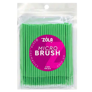 ZOLA Микробраши упаковка 100 шт (зеленый)
