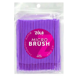 ZOLA Мікробраші упаковка 100 шт (фіолетовий)
