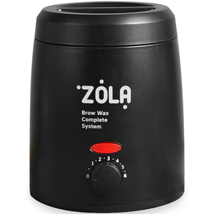 Воскоплав банковий ZOLA Brow Wax Complete System, чаша 200 мл, колір чорний