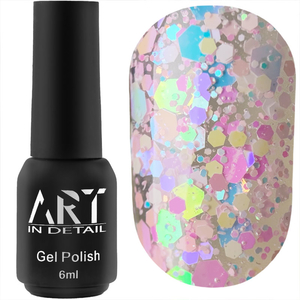 Гель-лак ART Confetti №C006, 6 мл, Цвет: C006