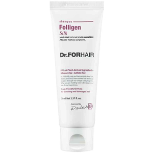 Шампунь для пошкодженого волосся Dr.FORHAIR Folligen Silk Shampoo 70 мл, Об`єм: 70 мл
