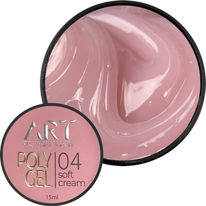 Полігель ART POLYGEL №04 Soft Cream, 15 мл, Колір: 04