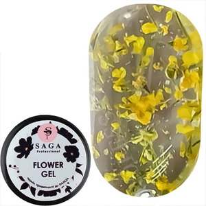 Гель SAGA Flower Fairy Gel №3 с сухоцветами, 5 мл, Цвет: 3
