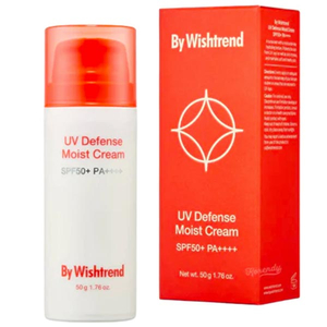 Зволожуючий сонцезахисний крем з пантенолом By Wishtrend UV Defense Moist Cream SPF 50+ PA++++ 50 мл, Об`єм: 50 мл