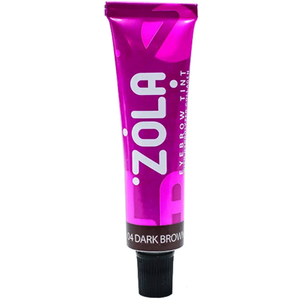 Краска для бровей с коллагеном ZOLA Eyebrow Tint With Collagen 15 мл (04 Dark brown), Объем: 15 мл, Цвет: 04 Dark brown