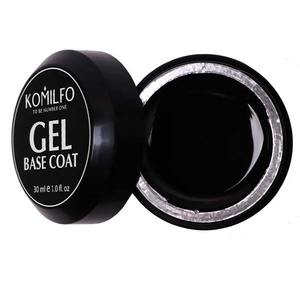 Гель-база Komilfo Gel Base Coat -основа-корректор для гель-лака, 30 мл (без кисточки), Объем: 30 мл банка
