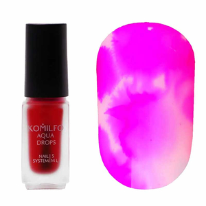 Komilfo Aqua Drops Pink №007, 5 мл