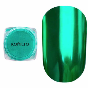 Komilfo Mirror Powder №011, зеленый, 0,5 г, Цвет: 011