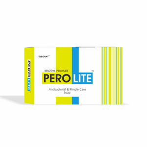 Мило антибактеріальне з бензоїлом пероксидом Elegant ПЕРОЛАЙТ (PEROLITE) 2,5% 75г