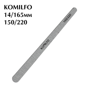 Пилочка Komilfo деревянная капля 150/220, 16,5 см