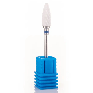 Фреза керамическая "Кукуруза" белая (синяя насечка) 640501