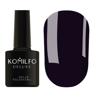 Гель-лак Komilfo Deluxe Series Dusk Collection №D297 (темно-синій, емаль), 8 мл