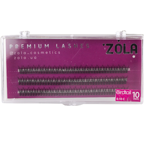 ZOLA Вії-пучки BIRDtail (10 mm), Розмір: 10 мм