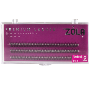 ZOLA Вії-пучки BIRDtail (9 mm), Розмір: 9 мм